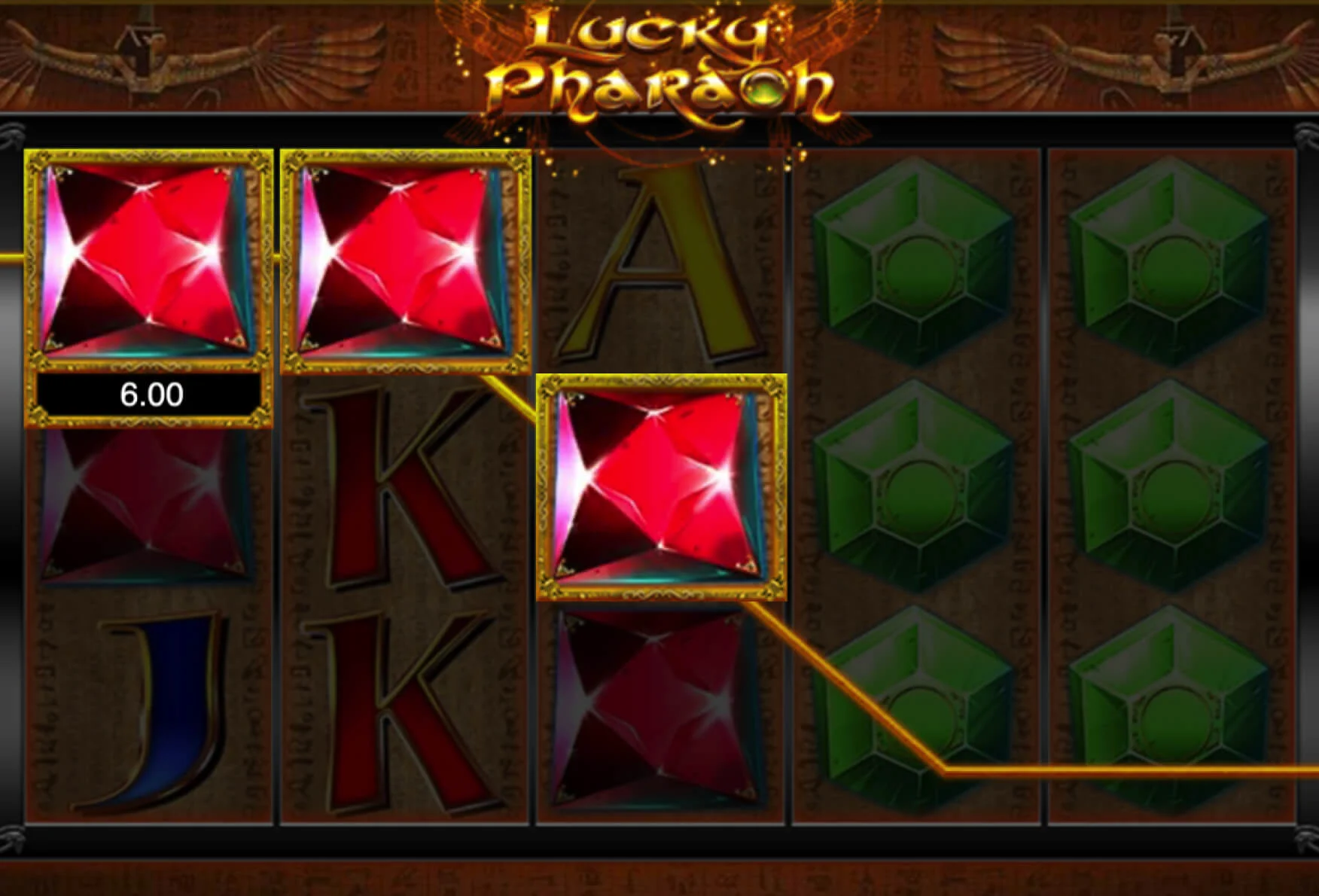 Lucky Pharaoh game screen