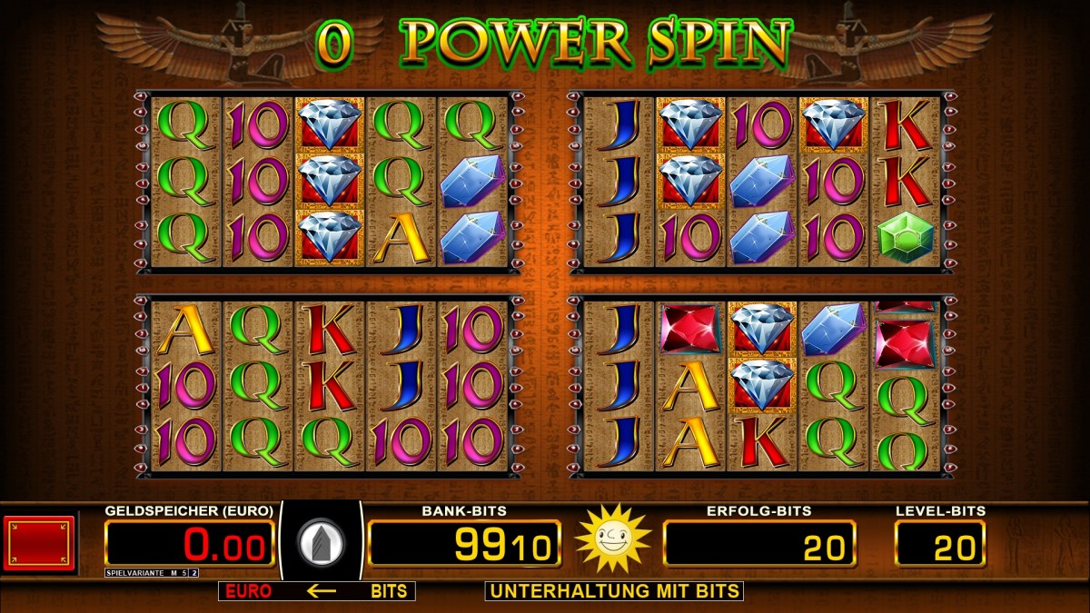 Lucky Pharaoh Power Spins feature